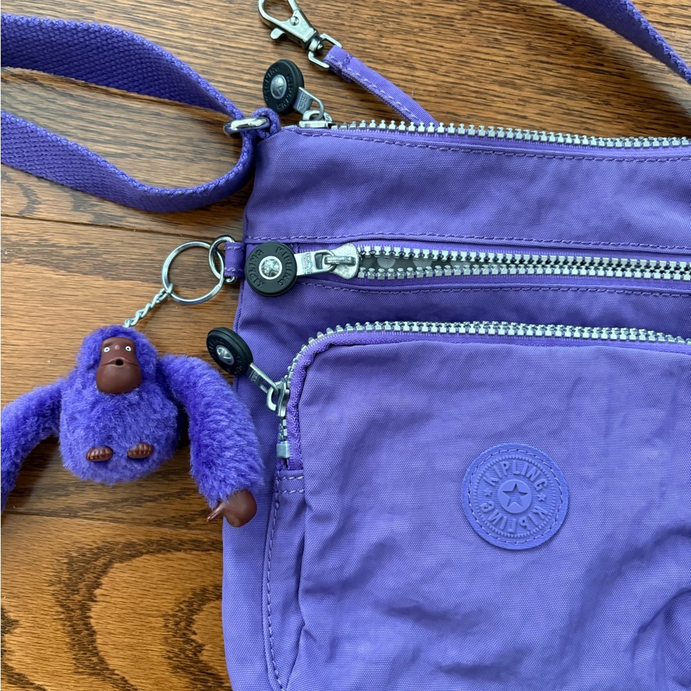 Kipling Purple Crossbody Bag Like New